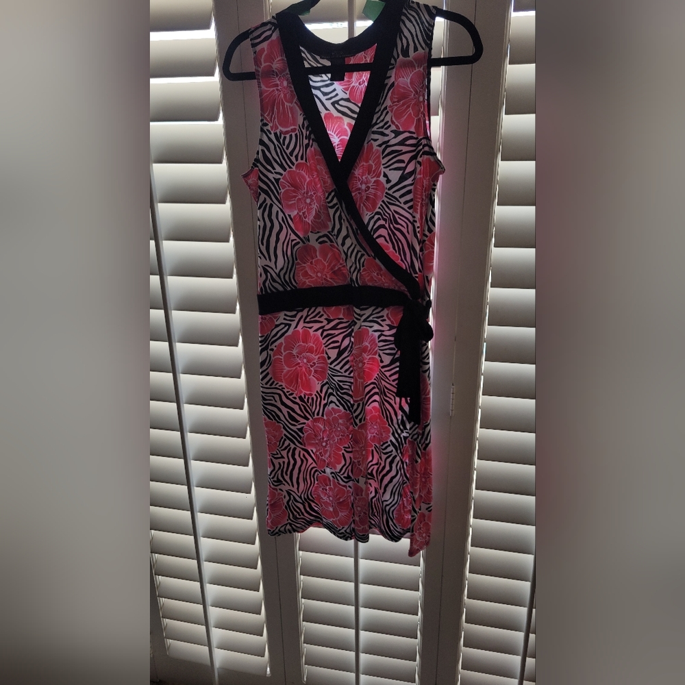 Women's Faith Love & Passion Sleeveless Wrap Front Dress XL